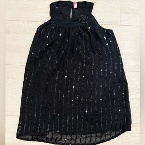 3/$10 Black Halter Sequined Top